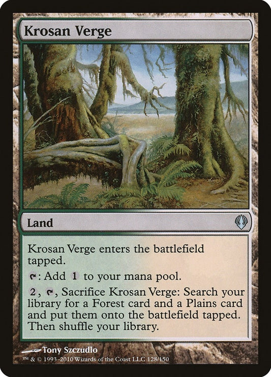 Image for Krosan Verge (128) (Archenemy) - Magic: The Gathering