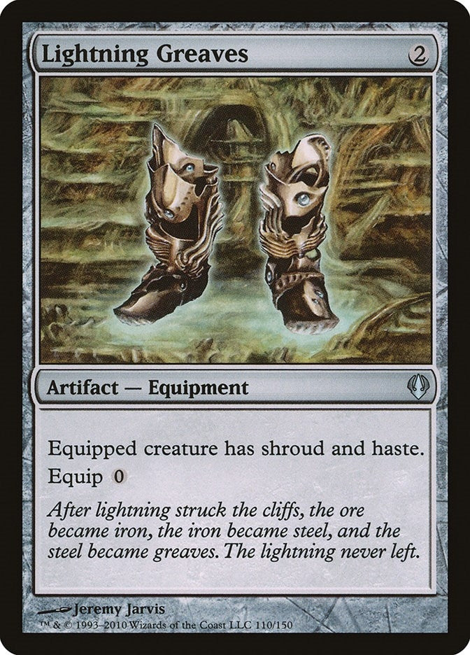 Image for Lightning Greaves (110) (Archenemy) - Magic: The Gathering