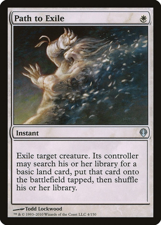 Image for Path to Exile (4) (Archenemy) - Magic: The Gathering