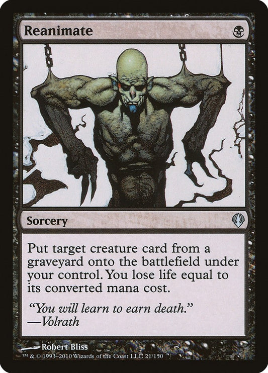 Image for Reanimate (21) (Archenemy) - Magic: The Gathering