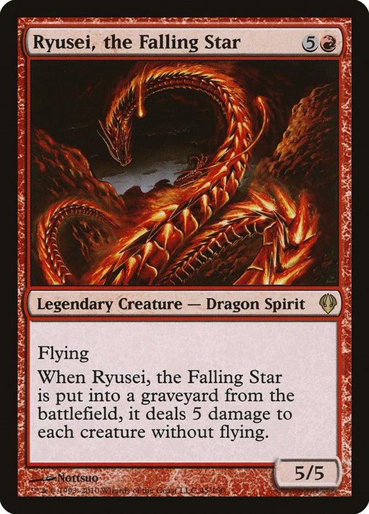 Image for Ryusei, the Falling Star (45) (Archenemy) - Magic: The Gathering