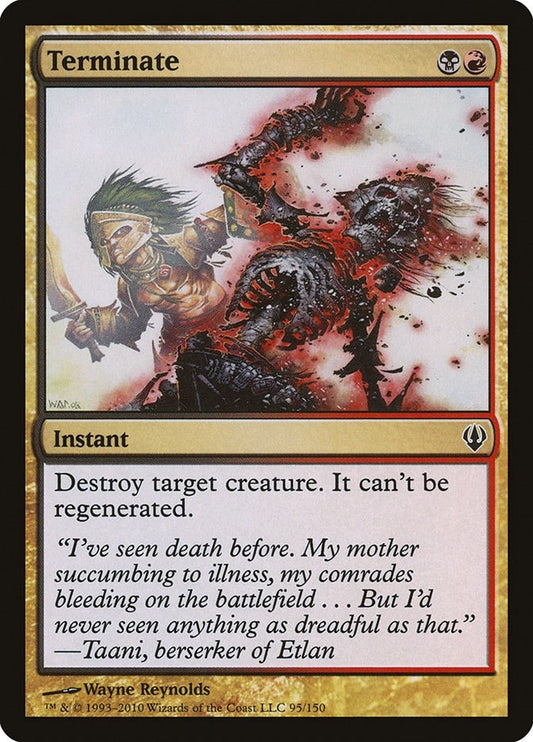 Image for Terminate (95) (Archenemy) - Magic: The Gathering