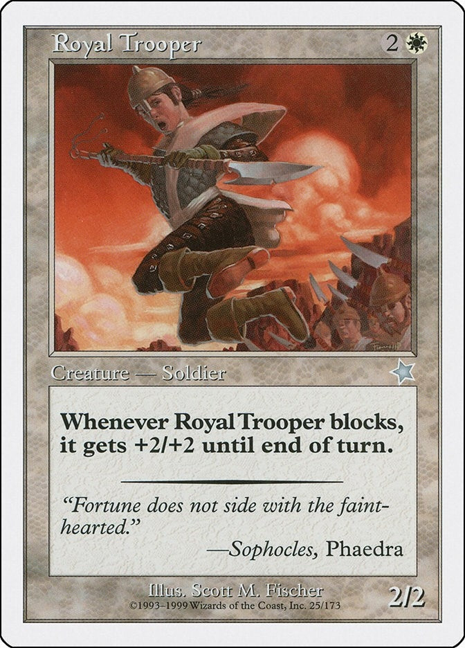 Image for Royal Trooper (25) (Starter 1999) - Magic: The Gathering