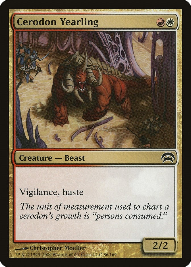 Image for Cerodon Yearling (86) (Planechase) - Magic: The Gathering