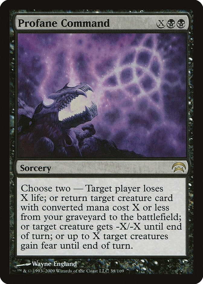 Image for Profane Command (38) (Planechase) - Magic: The Gathering