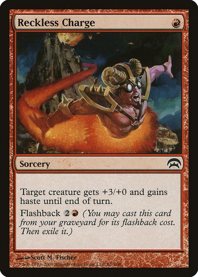 Image for Reckless Charge (61) (Planechase) - Magic: The Gathering