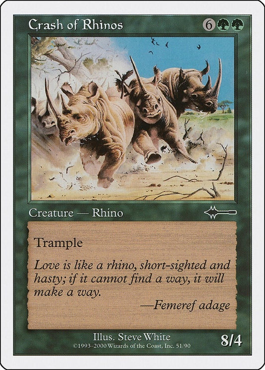 Image for Crash of Rhinos (51) (Beatdown Box Set) - Magic: The Gathering