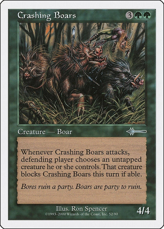 Image for Crashing Boars (52) (Beatdown Box Set) - Magic: The Gathering