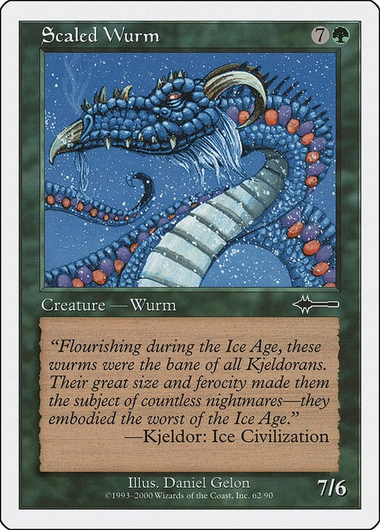 Image for Scaled Wurm (62) (Beatdown Box Set) - Magic: The Gathering