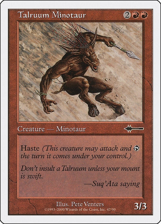 Image for Talruum Minotaur (47) (Beatdown Box Set) - Magic: The Gathering