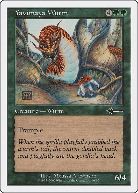 Image for Yavimaya Wurm (66) (Beatdown Box Set) - Magic: The Gathering