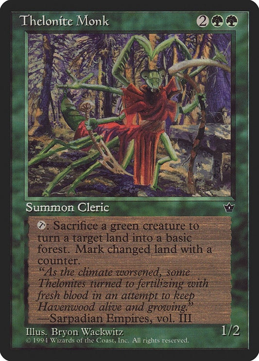 Image for Thelonite Monk (Fallen Empires) - Magic: The Gathering