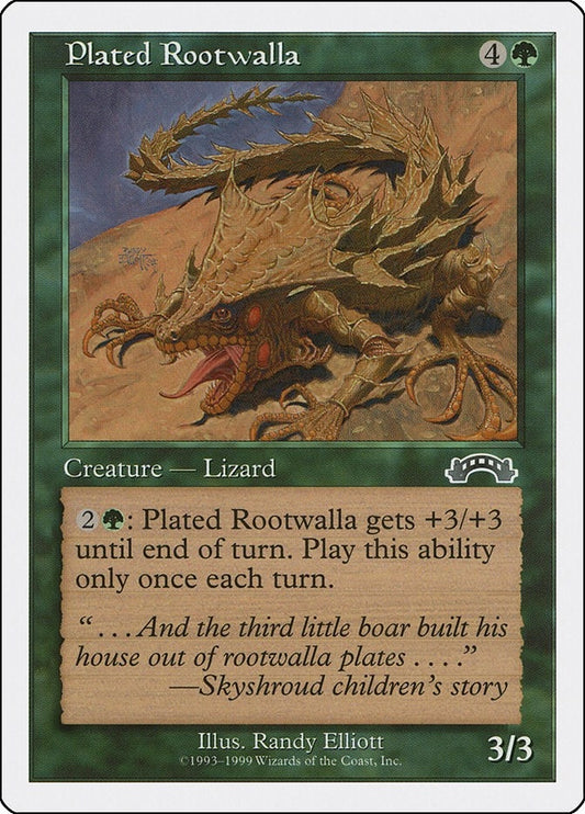 Image for Plated Rootwalla (Battle Royale Box Set) - Magic: The Gathering