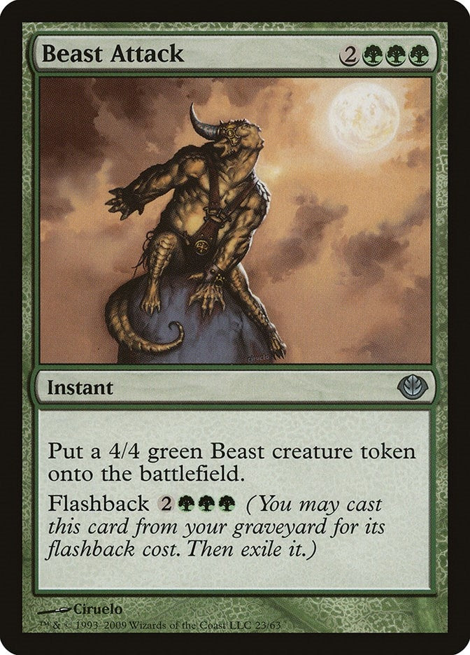 Image for Beast Attack (23) (Duel Decks: Garruk vs. Liliana) - Magic: The Gathering