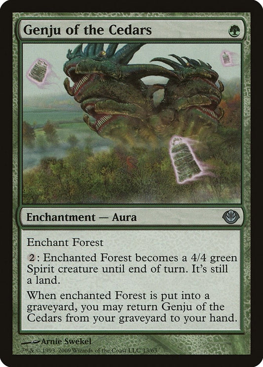 Image for Genju of the Cedars (13) (Duel Decks: Garruk vs. Liliana) - Magic: The Gathering