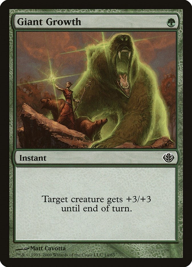 Image for Giant Growth (14) (Duel Decks: Garruk vs. Liliana) - Magic: The Gathering