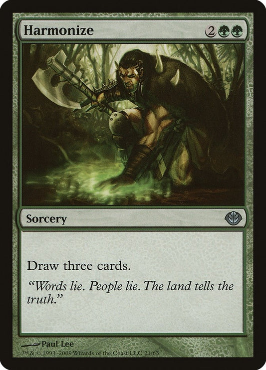 Image for Harmonize (21) (Duel Decks: Garruk vs. Liliana) - Magic: The Gathering