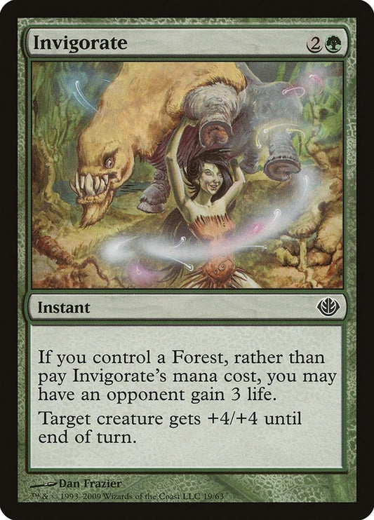 Image for Invigorate (19) (Duel Decks: Garruk vs. Liliana) - Magic: The Gathering