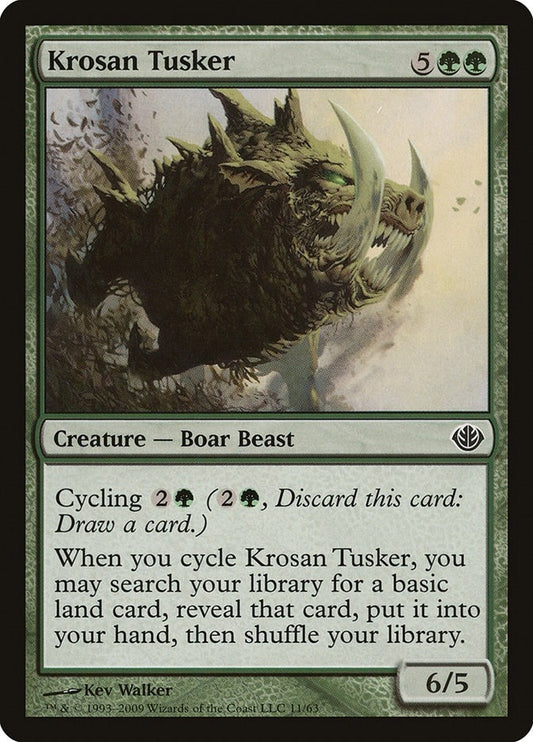 Image for Krosan Tusker (11) (Duel Decks: Garruk vs. Liliana) - Magic: The Gathering