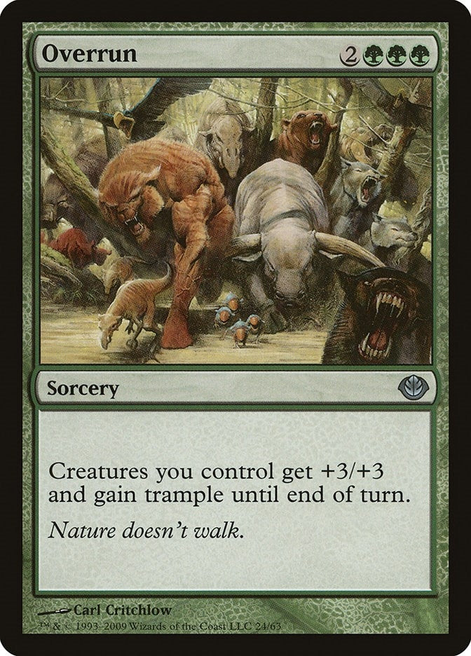 Image for Overrun (24) (Duel Decks: Garruk vs. Liliana) - Magic: The Gathering