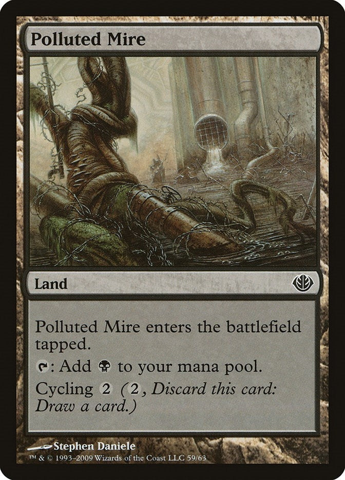 Image for Polluted Mire (59) (Duel Decks: Garruk vs. Liliana) - Magic: The Gathering