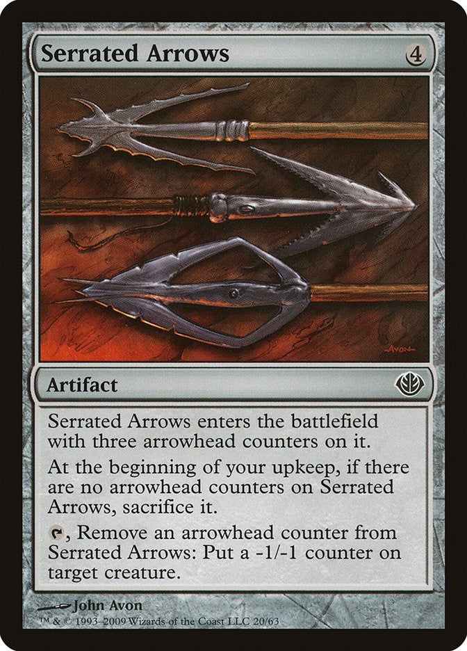 Image for Serrated Arrows (20) (Duel Decks: Garruk vs. Liliana) - Magic: The Gathering