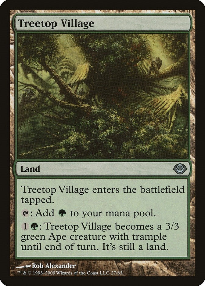 Image for Treetop Village (27) (Duel Decks: Garruk vs. Liliana) - Magic: The Gathering