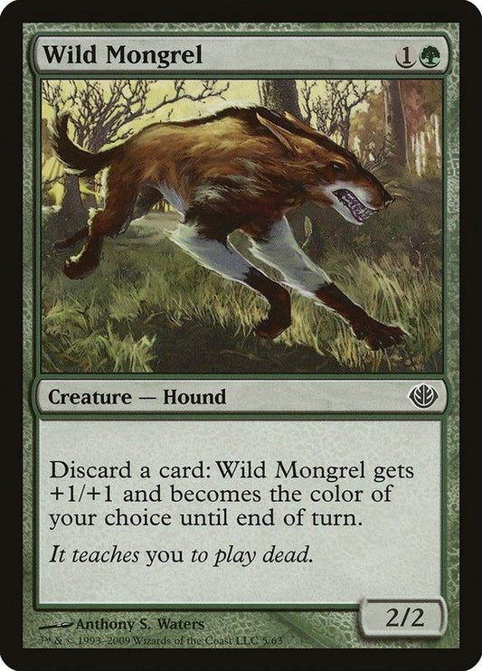 Image for Wild Mongrel (5) (Duel Decks: Garruk vs. Liliana) - Magic: The Gathering