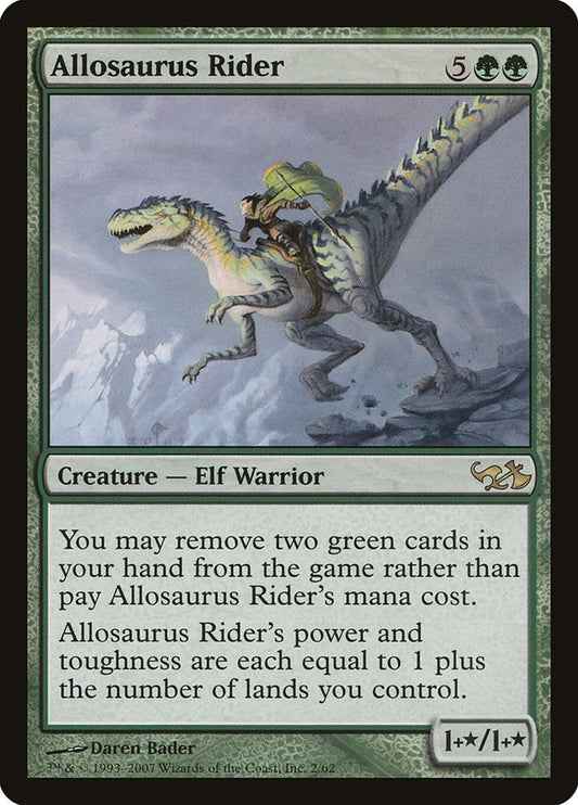 Image for Allosaurus Rider (2) (Duel Decks: Elves vs. Goblins) - Magic: The Gathering