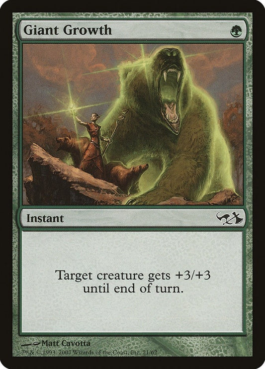 Image for Giant Growth (21) (Duel Decks: Elves vs. Goblins) - Magic: The Gathering