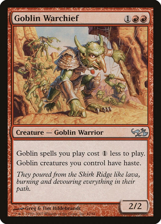 Image for Goblin Warchief (42) (Duel Decks: Elves vs. Goblins) - Magic: The Gathering