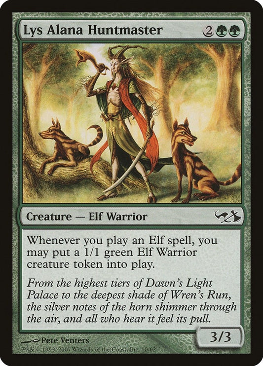 Image for Lys Alana Huntmaster (10) (Duel Decks: Elves vs. Goblins) - Magic: The Gathering
