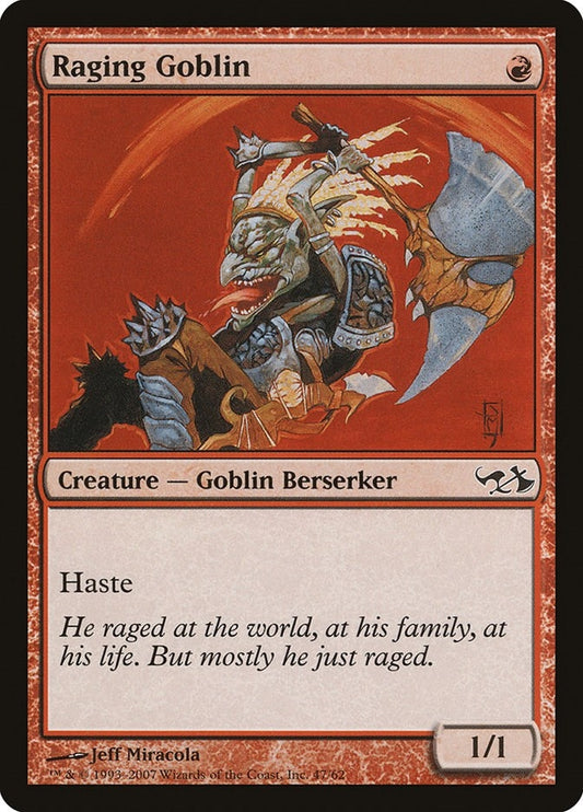 Image for Raging Goblin (47) (Duel Decks: Elves vs. Goblins) - Magic: The Gathering
