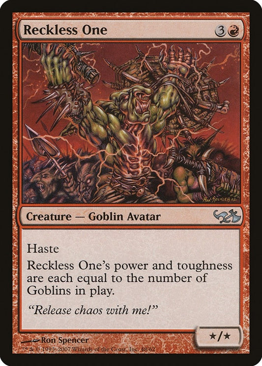 Image for Reckless One (48) (Duel Decks: Elves vs. Goblins) - Magic: The Gathering