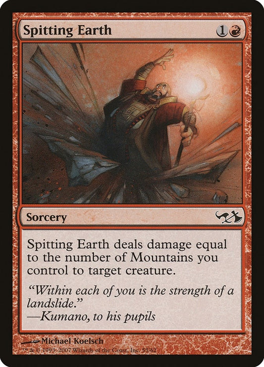 Image for Spitting Earth (55) (Duel Decks: Elves vs. Goblins) - Magic: The Gathering