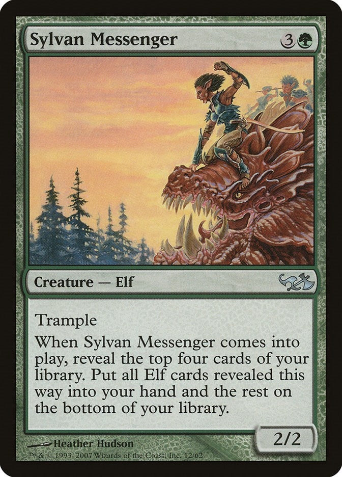 Image for Sylvan Messenger (12) (Duel Decks: Elves vs. Goblins) - Magic: The Gathering