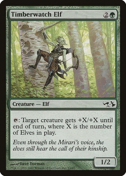Image for Timberwatch Elf (13) (Duel Decks: Elves vs. Goblins) - Magic: The Gathering