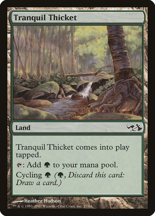 Image for Tranquil Thicket (27) (Duel Decks: Elves vs. Goblins) - Magic: The Gathering