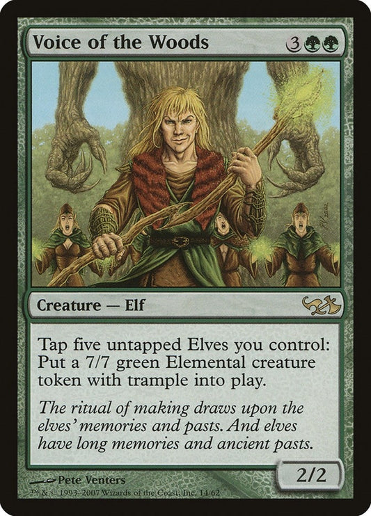 Image for Voice of the Woods (14) (Duel Decks: Elves vs. Goblins) - Magic: The Gathering