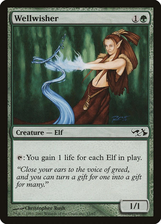 Image for Wellwisher (15) (Duel Decks: Elves vs. Goblins) - Magic: The Gathering
