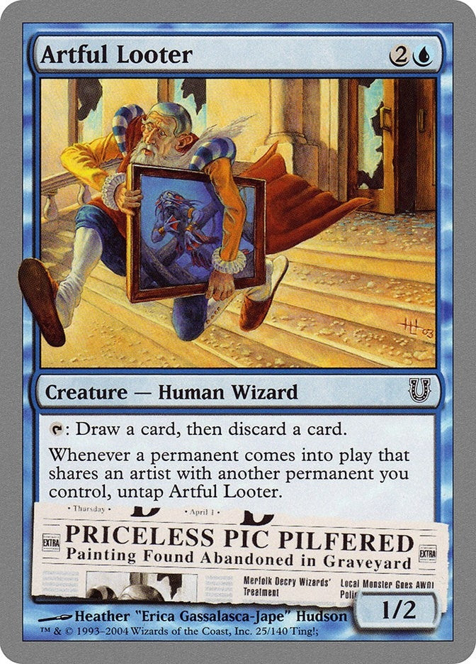 Image for Artful Looter (25) (Unhinged) - Magic: The Gathering