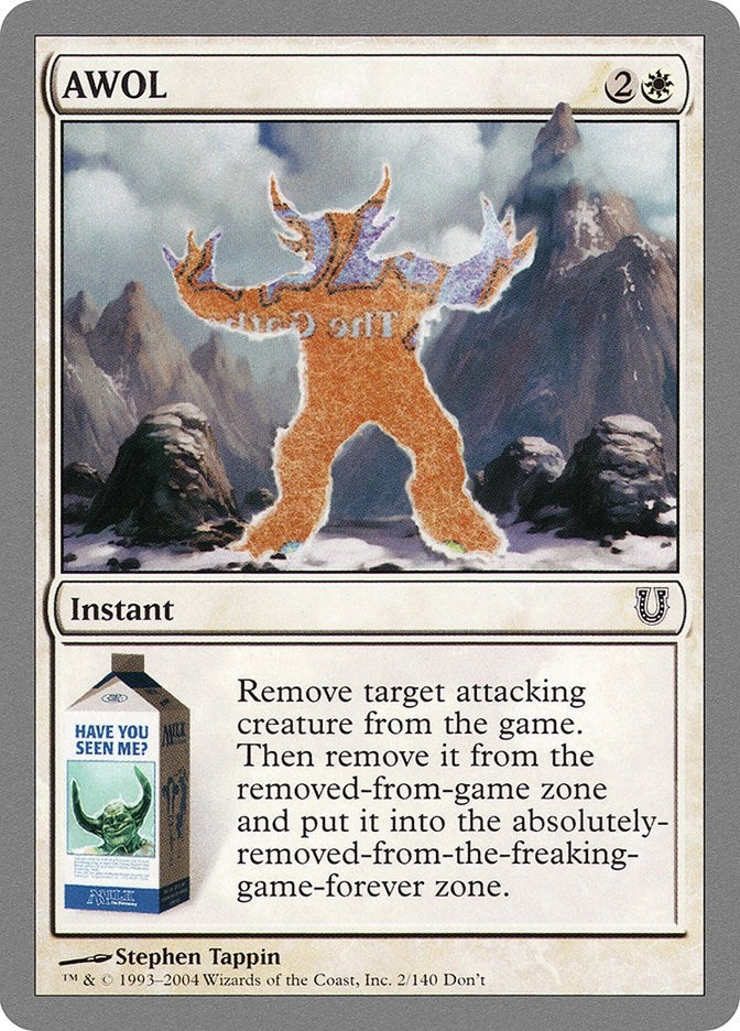 Image for AWOL (2) (Unhinged) - Magic: The Gathering