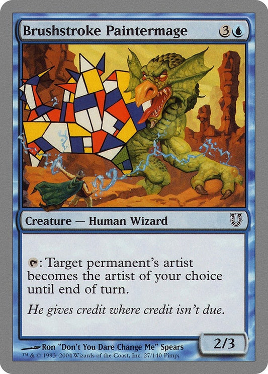 Image for Brushstroke Paintermage (27) (Unhinged) - Magic: The Gathering