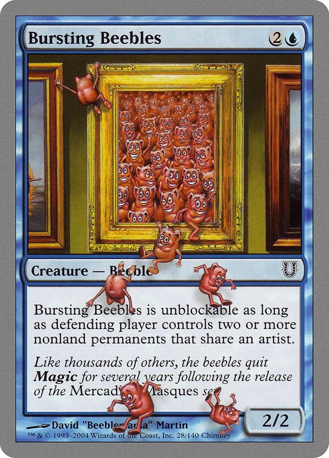 Image for Bursting Beebles (28) (Unhinged) - Magic: The Gathering