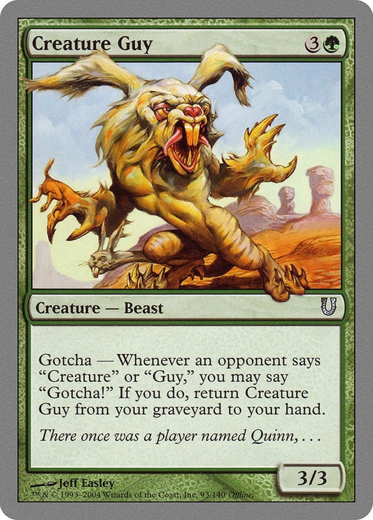 Image for Creature Guy (93) (Unhinged) - Magic: The Gathering