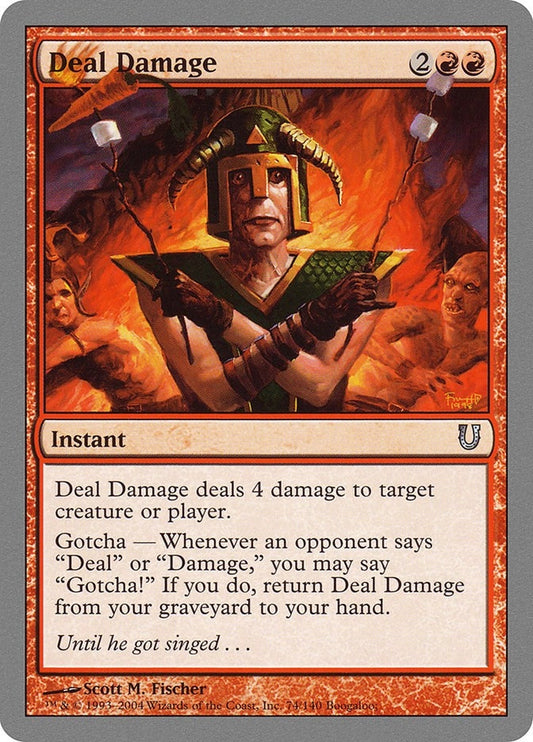 Image for Deal Damage (74) (Unhinged) - Magic: The Gathering