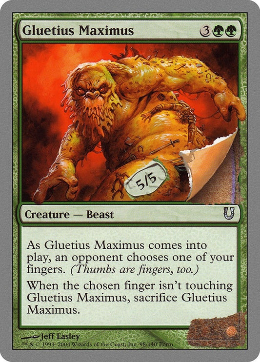 Image for Gluetius Maximus (98) (Unhinged) - Magic: The Gathering