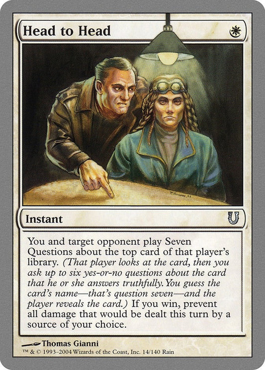 Image for Head to Head (14) (Unhinged) - Magic: The Gathering