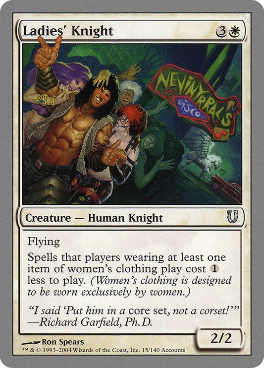 Image for Ladies' Knight (15) (Unhinged) - Magic: The Gathering