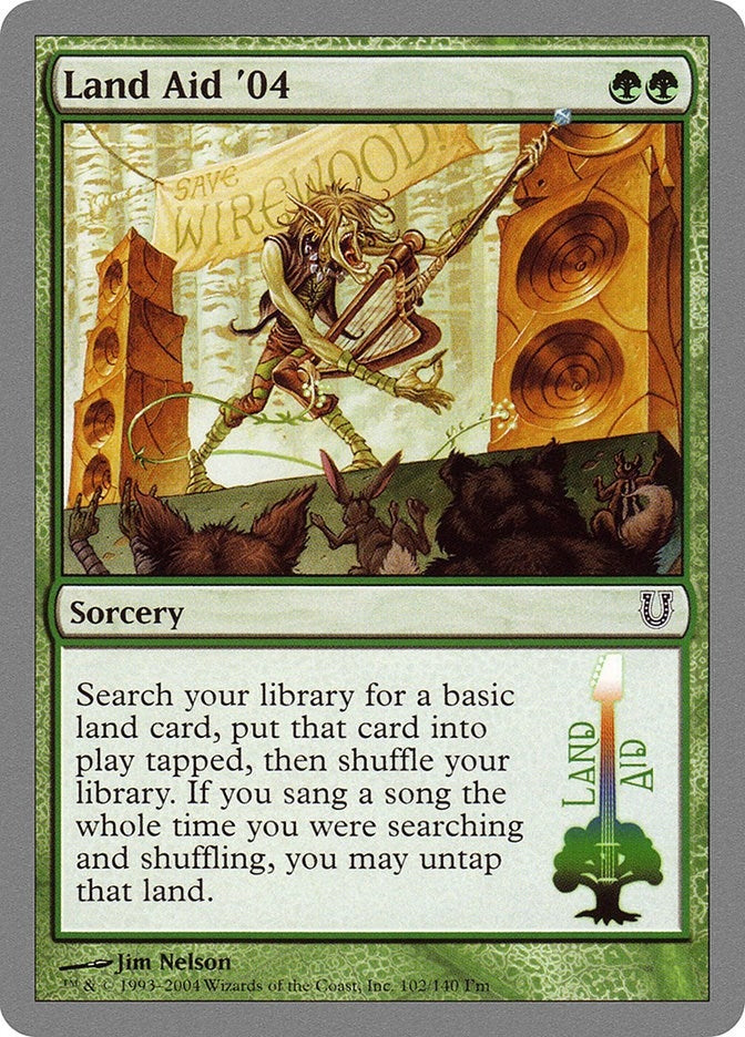 Image for Land Aid '04 (102) (Unhinged) - Magic: The Gathering
